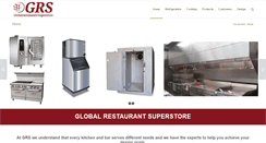 Desktop Screenshot of globalrestaurantsuperstore.com